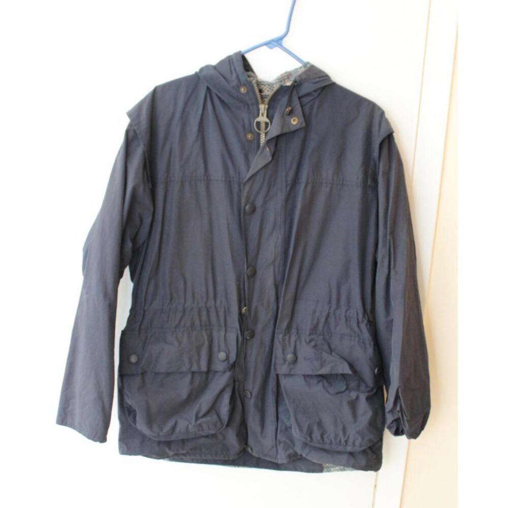 Barbour T81 Durham Stowaway Hooded Breathable Jacket sz. M